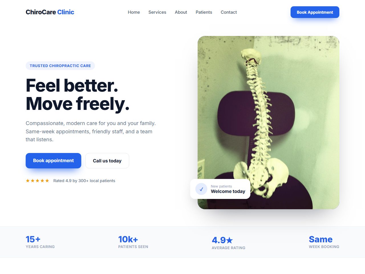 Psychology Practice website mockup