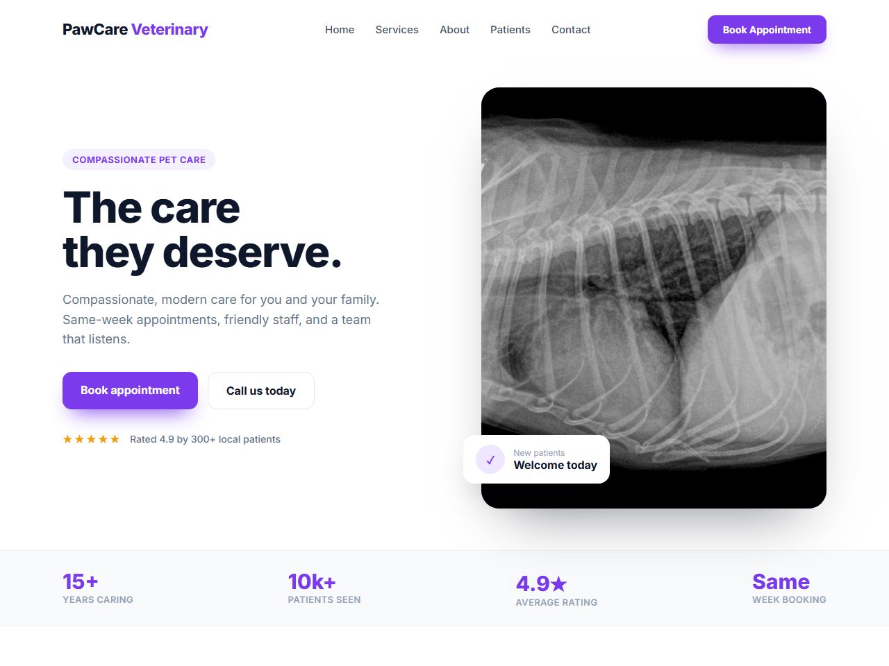 Social Work Practice website mockup